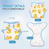 17-22 inch 3 Set Reborn Baby Dolls Diapers & Swaddle Blanket & Hat for Reborn Dolls Clothes Accessories Pcs