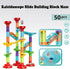 ailixinda 50 Set,STEM Set 15 PCS Marble Toy Premium Educational Building Block Toy,Marble Track Race with Glass Marbles