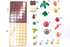 General Jim's Bright Colorful Vegetable Garden Plot Building Block Toy Playset, 165 Pc Modular Set for Teens and Adults