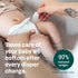 1 ATTITUDE Plastic-Free Diaper Cream Bar with Zinc for Baby, EWG Verified, Dermatologically Tested, Vegan, Unscented