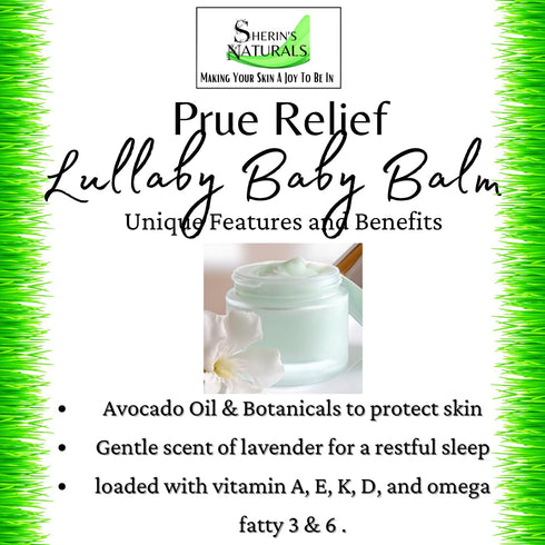 Generic Lullaby Baby Balm (All Natural Vegan Skincare) - Avocado Oil with Whipped Shea & Mango Butters