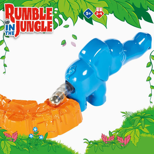 TOMY Rumble in The Jungle, Marble Run Family Board Game for Game Night, Fun Board Games for Kids Ages 5+, Multicolor