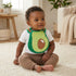 Avocado Shaped Drool Bib Premium Handmade Baby Bib for Infants & Toddlers | Soft, Absorbent, Gentle Cotton | Unique