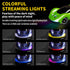 KAIMIO 1:20 4WD 2.4GHz Scale Remote Control Drift Car Racing Sport Toy RC Car with LED Lights, Racing and Drift Wheels