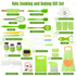 Sets 37PCS Set 3 8 Kids Cooking Real, Kids Cooking and Baking with Storage Case Timer Kid Safe Knives Cutting Board