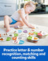 36pcs 3 4 5 Coogam Learning Alphabet Matching Game, Self-Correcting Sight Words Letter Number Cards, Fine Motor