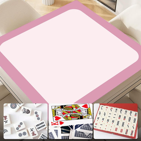 XXSTAR 32.5 Inch 3MM Mahjong Mat for Table, Non-Slip & Noise Reduction Gaming Mat with Drawstring Bag, Perfect