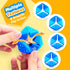 KLT Fidget Sensory Toys for Kids: Quiet Silicone Sensory Flip Cube with Textures - Calming Toys for Autism Kids Stress