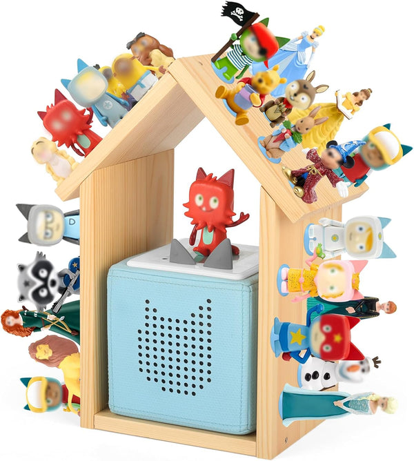 DIY House for Tonies Box Storage Organizer Shelf for 40 Tonie Figures