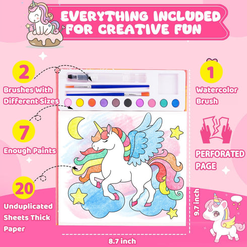 Sets 3+ AGGKKY Paint with Water Coloring Books for Kids Toddlers Mess Free Watercolor Painting Arts and Crafts for Kids