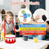 Xeehwb Set,8 Set,Educational 2 Kids Drum in Wooden Toy Drum Baby Musical Toys Drum with Adjustable Strap
