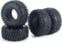 MOHERO 1.0 Crawler Tires, Soft Rubber Wheel Tires 4PCS for 1/24 Axial SCX24 RC Crawler Car (54mm)