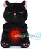 Breathing Stuffed Animal - Black Cat Plush Baby Toy, Soothing Sound Machine