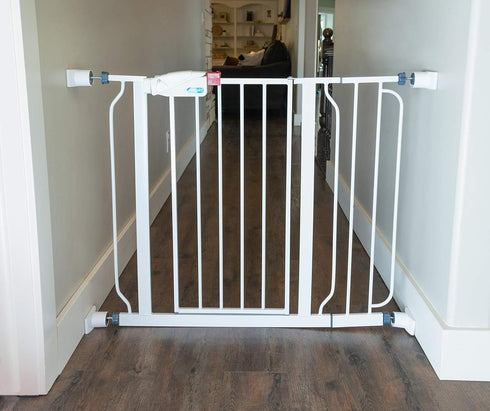Wall Nanny Extender, 4 Inch Baby Gate Extension Guard, Protects Walls, for Child Pet Gate, 4 Pack