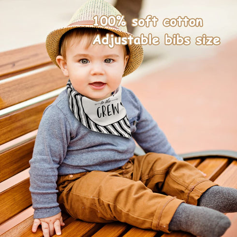 Fvntuey Set, Baby Gift Baby Shower Gifts Basket Newborn Blanket Baby Lovey Security Blanket, Funny Baby Bibs Socks