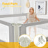 70'' BABY JOY Bed Rails for Toddlers, Extra Long, Height Adjustable Kids Rail Guard w/Double Safety Lock