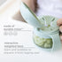 Ubbi Tweat No Spill Snack Container for Kids, BPA-Free Toddler Snack Container, Sage & Blue