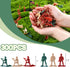3 otters 300PCS Army Men Toy Soldiers, Plastic Army Men Action Figures 3 Colors Plastic Soldiers Men Soldier Playset for Boys Birthday Gift