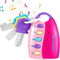 Skylety Musical Smart Remote Key Toy, Fun Fake Car Keys with Sound and Lights for Travel Play (Pink)
