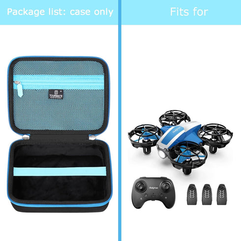 Hard Carrying Case for Holy Stone HS210 Mini Drone, Storage for Kids and Beginners RC Quadcopter