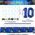 Video Game Party Decorations - 10th Birthday Decorations for Boys, HAPPY BIRTHDAY Banner, Video Game Balloons, Number 10 Blue Balloons, Gaming Hanging Swirls, Game On Birthday Party Supplies