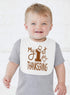 Aiden's Corner Handmade Baby Holiday Bibs - Baby Boy And Baby Girl First Thanksgiving Bibs