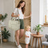 Buzz&Bloom Baby Diaper Bag Tote, Large Capacity Travel, Hospital Bag Functional with Changing Pad and Stroller