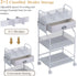 '-3 2+1 1 Baby Diaper Caddy Cart Organizer Tier, Bedside Nursery Essentials Organizer & Storage Holder for Newborn Baby