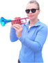 (13 Inch) (12 Metallic Trumpets Plastic Noisemaker Music Toys for Kids Instruments Noise Makers for Birthday Partie