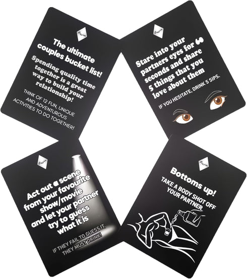 The Couples Game - Naughty or Nice | Conversation Starters | Gifts for Her & Him | Valentines Day | Stocking Fillers