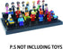 Figure Display Case Box for Lego Minifigures, Acrylic Dustproof Showcase Base for Figure Blocks Toys