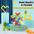 250PCS Pipe Tube Learning Toy for Toddlers, Educational STEM Bins for Classroom Preschool Building Toys, Montessori