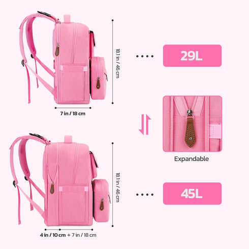 Bag,29L-45L Backpack 2 Maelstrom Large Diaper Expandable Diaper Bag for Kids/Twins Baby Stuff, with Removable Cross