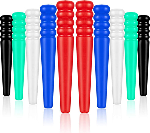 60 Pieces Plastic Cribbage Pegs, Tapered Board Pegs Replacement for Cribbage Traditional Board Game