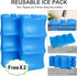 Pack, Sanchamy Breastmilk Cooler Bag with Ice Double Deck Breast Milk Storage for Breastfeeding, Nursing, Daycare