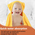 Vyndicca 2 Pack 27.5 55 inch Hooded Towel, x Absorbent Bath Towel for Babies, Soft Toddler Bath Towel, Thick Toddler