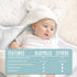 0-6 Baby Swaddle Blanket | Ultra-Soft Plush Essential for Infants Months | Receiving Swaddling Wrap White | Ideal