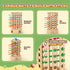 3-6 Montessori Wooden Board Game for Kids Years - Educational Learning Toy with Colorful Sticks, Dice& Balls - Fine