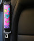 YR Seat Belt Cover for Kids, Soft Comfort Cushion for Children, Cute Cartoon Pattern Car Seat Belt Pads, Pop Pink