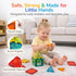 Set 2D 3D, 36 LATI Magnetic Tiles Starter for Kids,Beginner Magnetic Building Blocks for Early Learning, Build