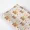 KuphiL10C Cartoon Highland Cow Flowers Floral Baby Changing Pad Cover,Unisex Western Farm Animals