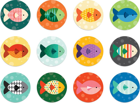 Petit Collage Matching Game - Gone Fishing