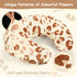GFU Nursing Cover for Boys and Girls, Breastfeeding Case for Newborn, Soft Baby Breastfeeding Slipcover Colourful Brown