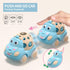Baby Girl Toy Cars, Pink Push and Go Trucks Rattles for Infant Toddler Girls, Soft Rattle Car Gifts