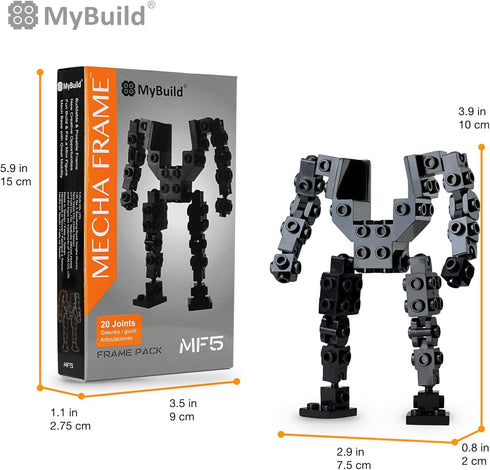 Pack MF5 Set, Recommended 12+ MyBuild Mecha Frame - Build and Customize Your Own Mech with Ease, Robot Building