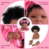 Aori Lifelike Black Reborn Baby Girl Dolls - 20 Inch Realistic Newborn Dolls