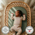 Pack Mini Crib Sheets - Organic Cotton Muslin Fitted Mini Crib Sheet Fitted for and Play - Ultra-Soft and Breathable