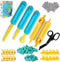 Kizzikids Cardboard Tools for Kids with Cutter &Tool Box, 149 PCS Cardboard