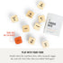 Two Tumbleweeds Foodie Dice - New Edition | Play with your Food! | Set of 9 Dice to Inspire Creative, Seasonal Meals | includes Take Out Die | Unique Cooking Gift