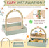 Sets 3-5 Playset 3 4 5 6 Wooden Tea for Little Girls Play Food Cake Toys Toddlers Kitchen Accessories Pretend Play